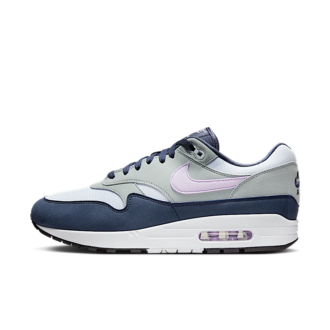 Nike Air Max 1 Obsidian Lilac Bloom, Football Grey/Lilac Bloom/White/Obsidian (FD9082-001)