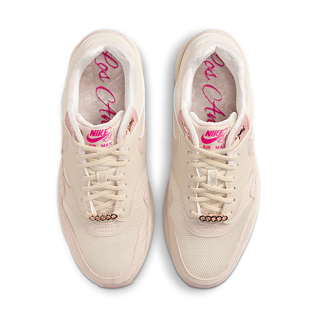 Nike Air Max 1 Serena Williams Design Crew Los Angeles, Particle Beige/Rust Pink/Light Bone (FN6941-200)