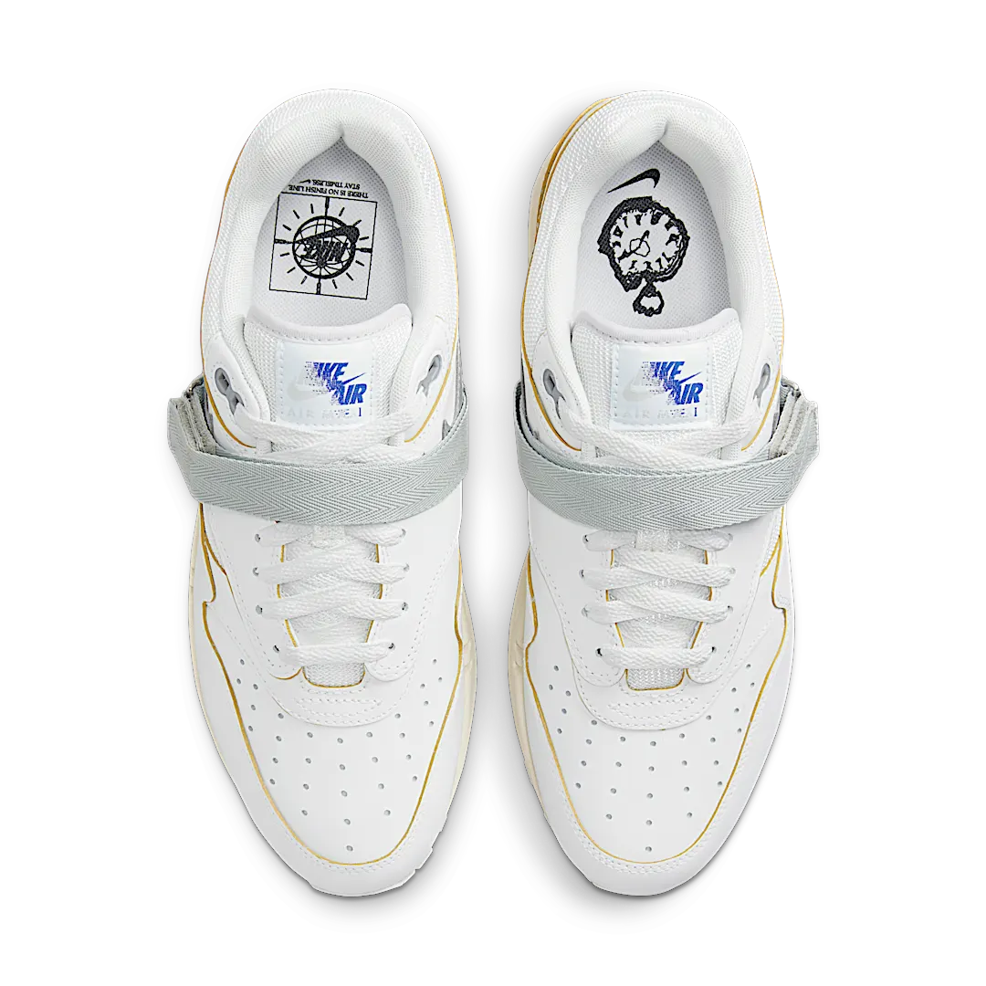 Nike Air Max 1 Time Warp, White/Neutral Grey/Varsity Royal/Coconut Milk (FJ5472-121)