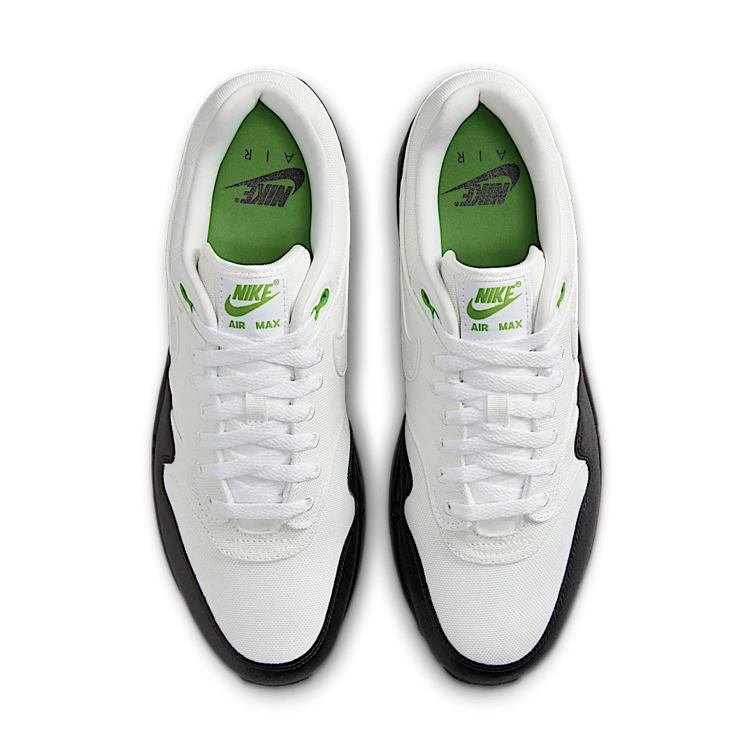 Nike Air Max 1 White Black Chlorophyll, Summit White/Black/White/Chlorophyll (FZ5160-121)