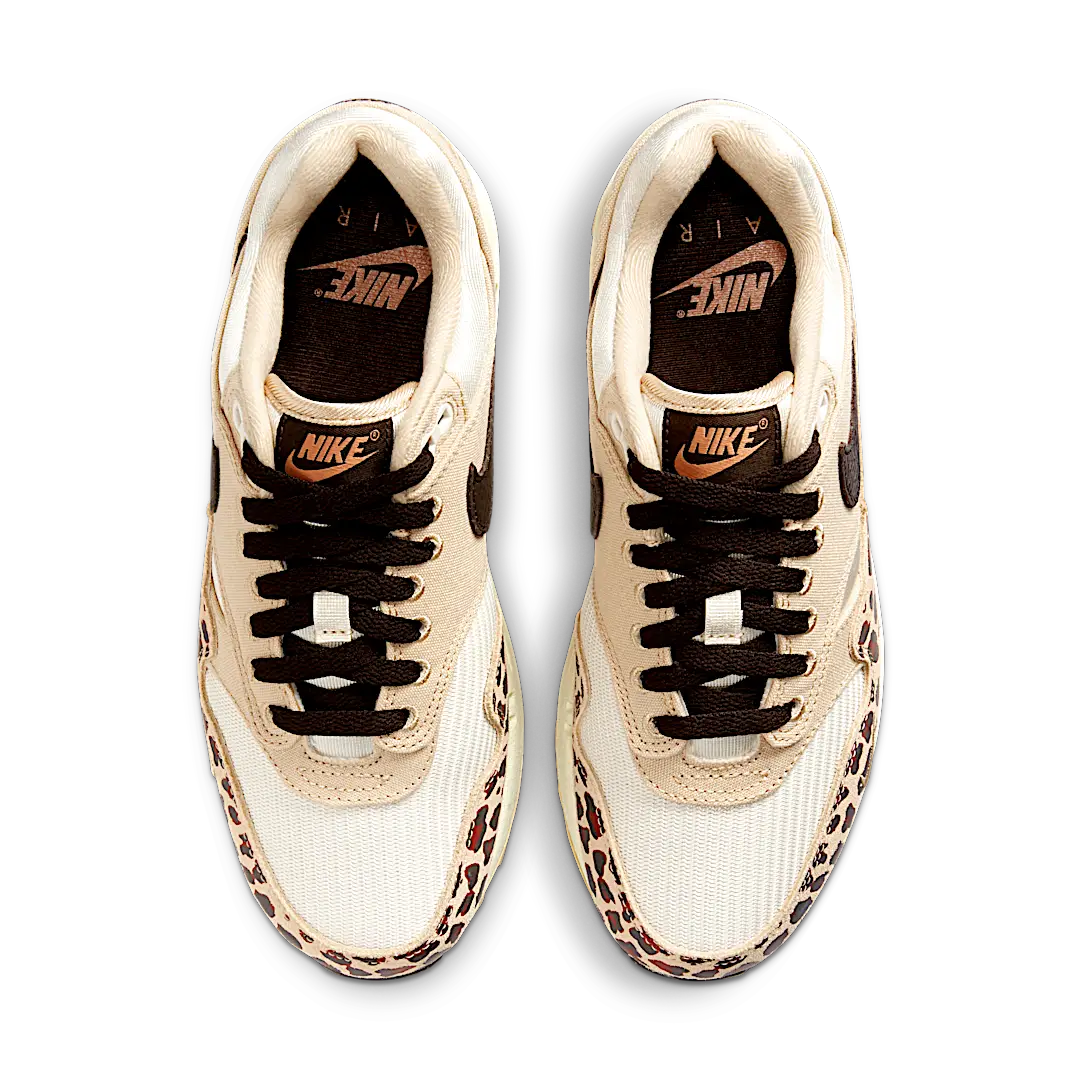 Nike Air Max 1 '87 Sesame Leopard, Sesame/Velvet Brown/Coconut Milk (FV6605-200)