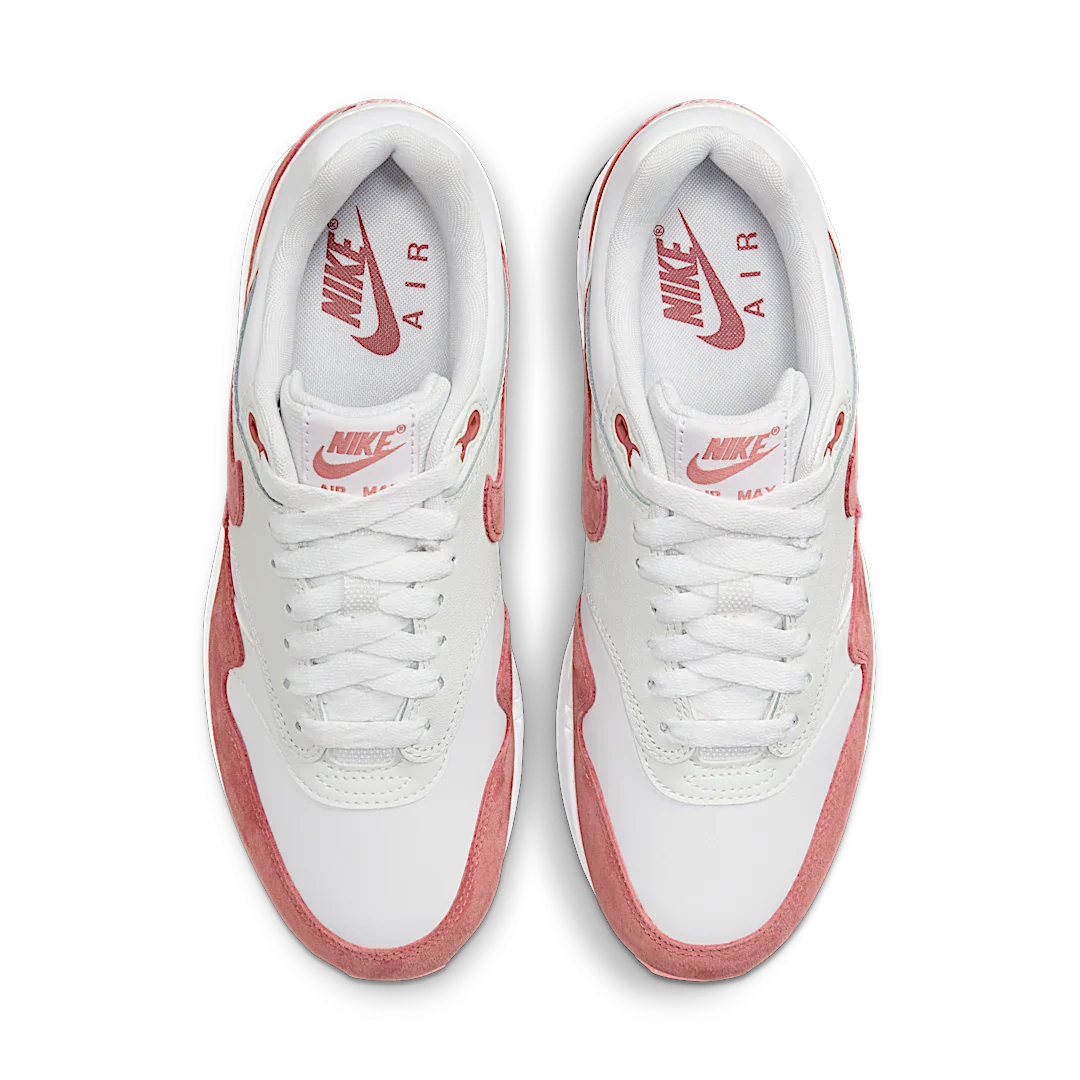 Nike Air Max 1 '87 White Canyon Pink, White/Canyon Pink/Summit White (FZ1468-100)