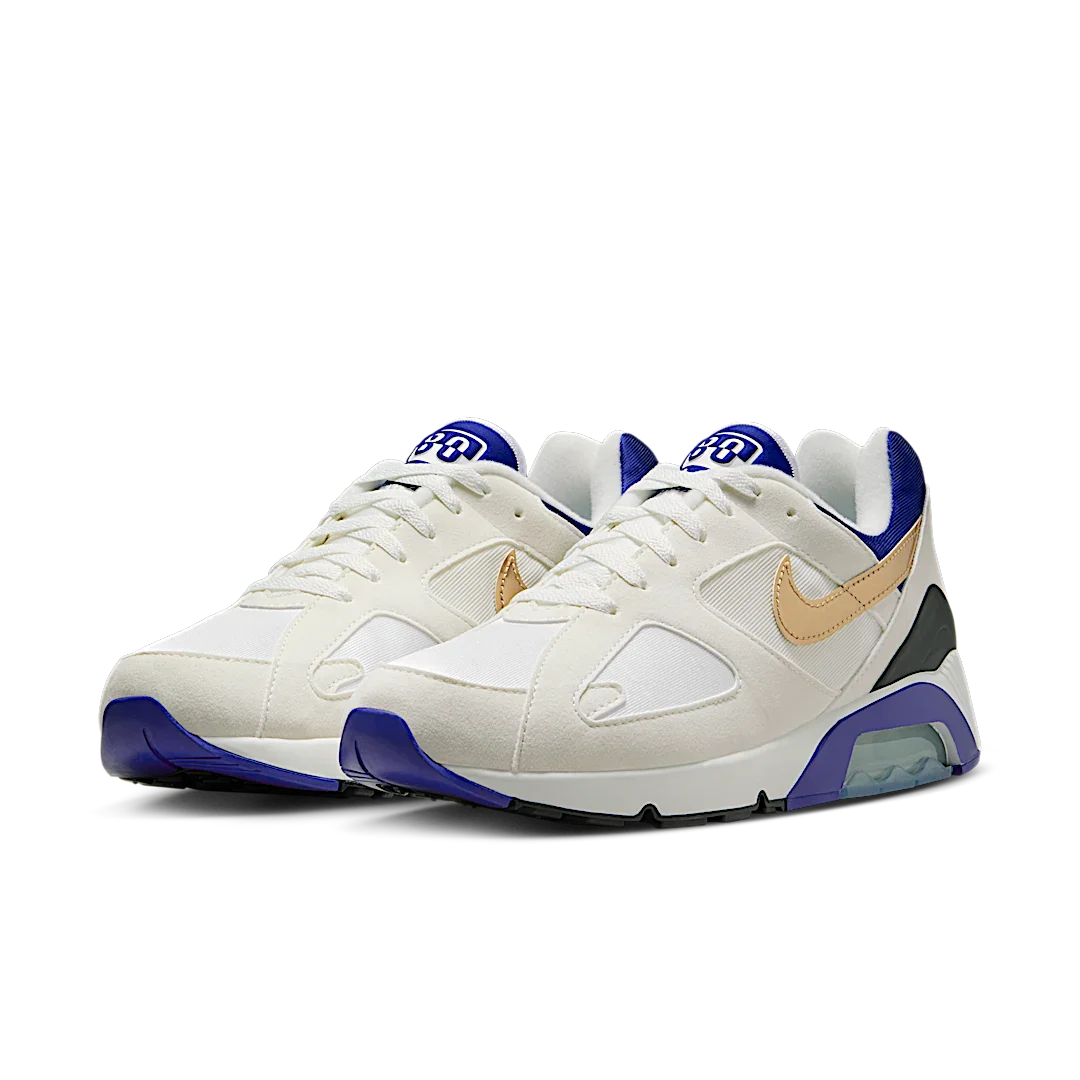 Nike Air Max 180 Summit White Concord, Summit White/Metallic Gold/Bright Concord (FJ9259-101)