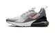 Nike Air Max 270 Grey Fog Team Orange Sail