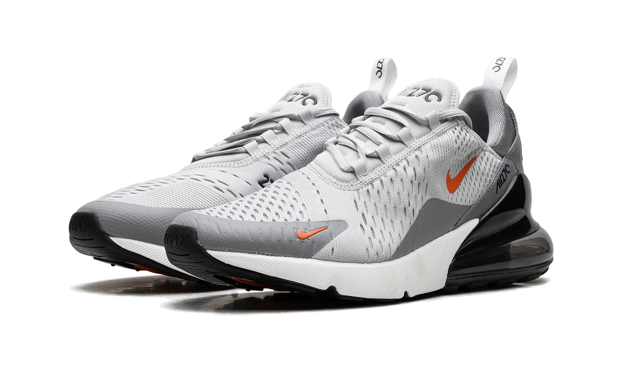 Nike Air Max 270 Grey Fog Team Orange Sail