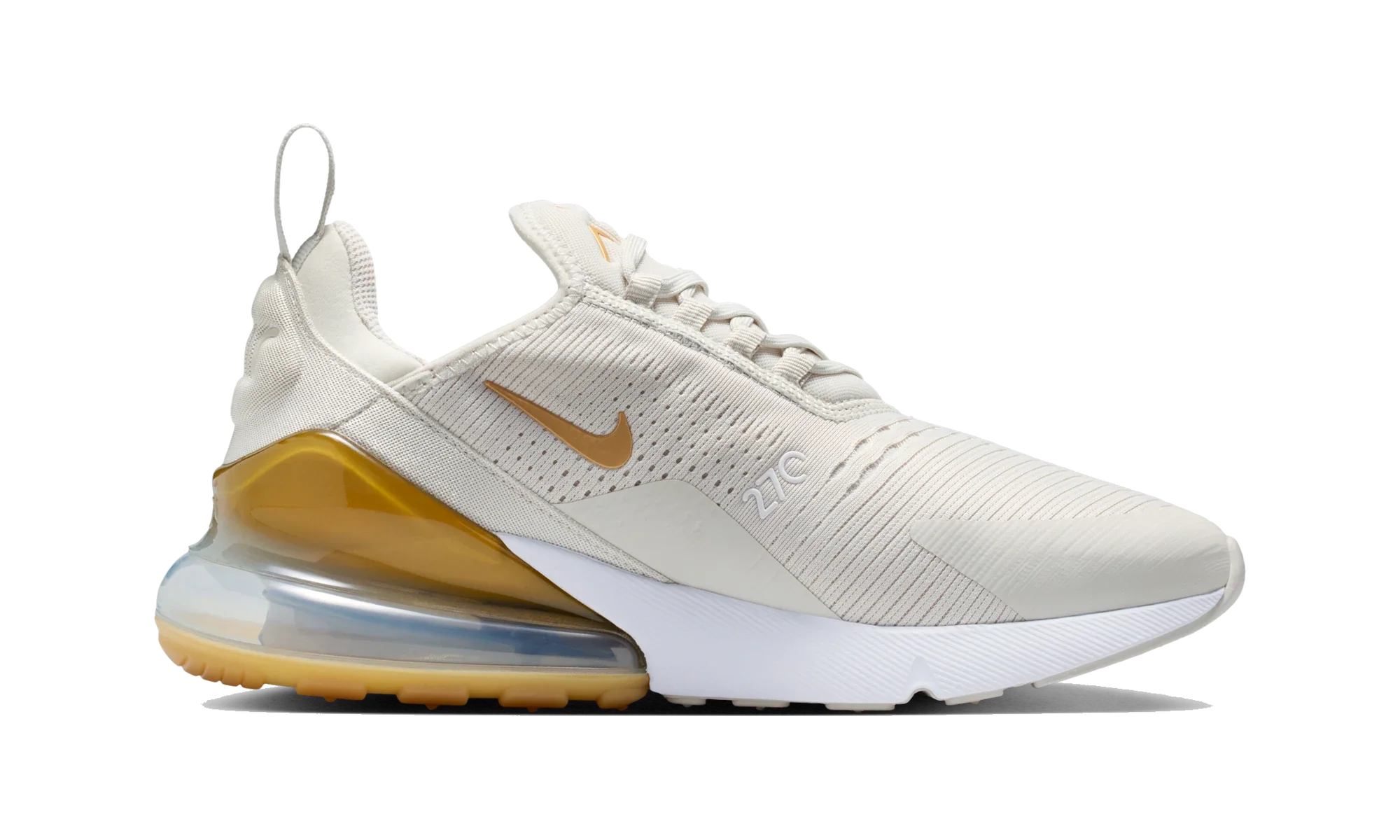 Nike Air Max 270 Light Bone Metallic Gold