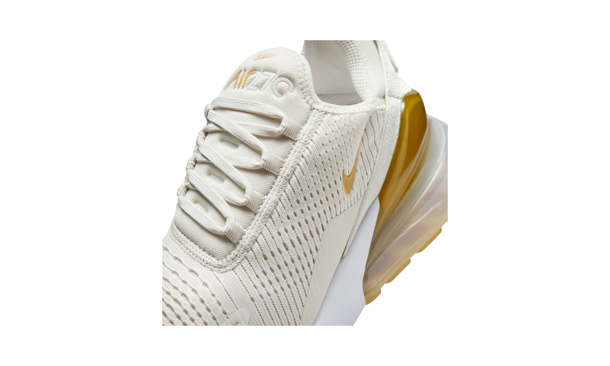 Nike Air Max 270 Light Bone Metallic Gold