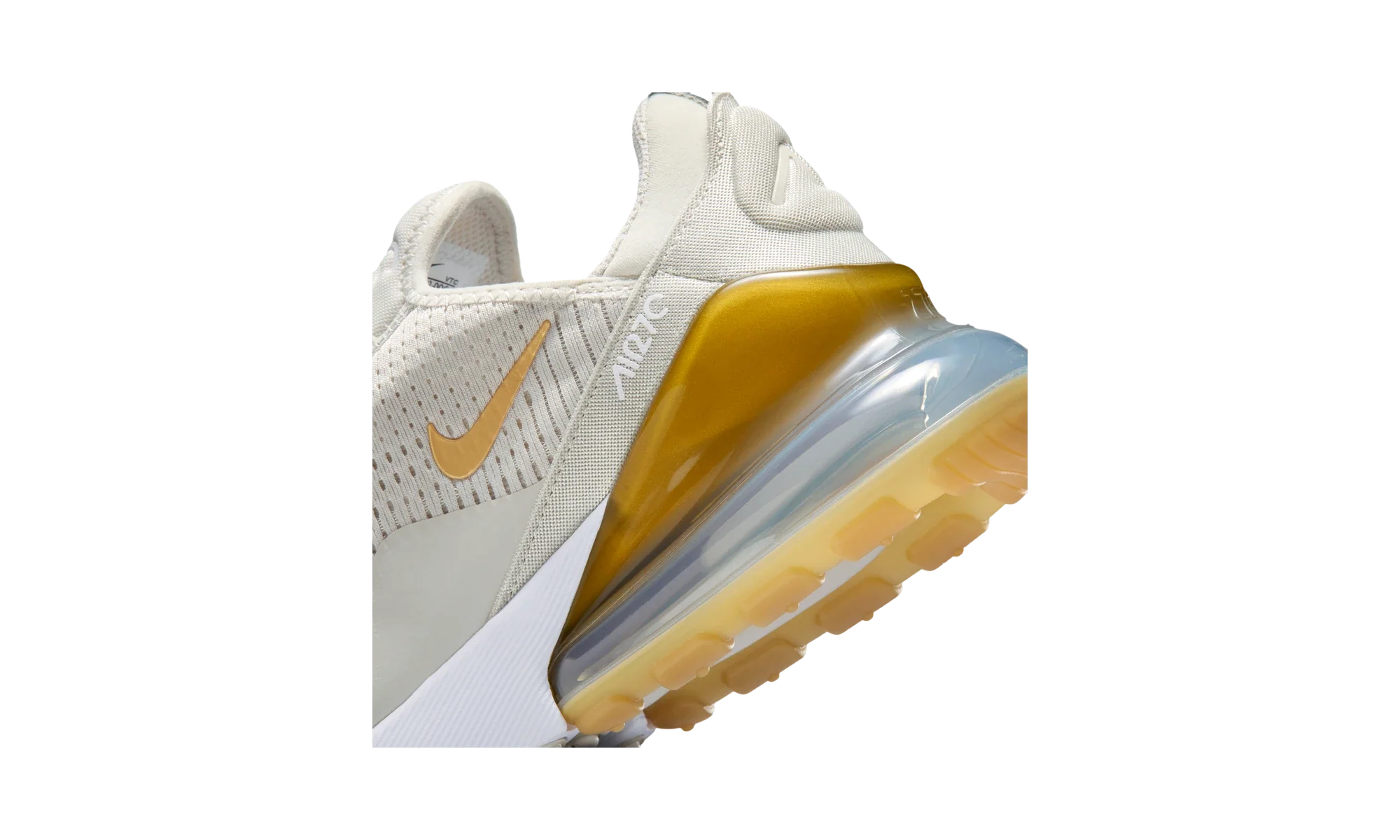 Nike Air Max 270 Light Bone Metallic Gold