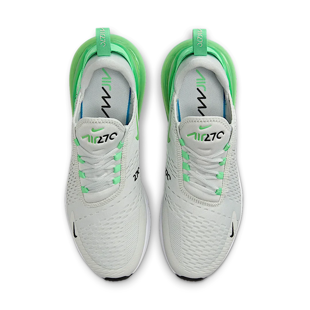 Nike Air Max 270 Light Silver Green Shock