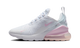 Nike Air Max 270 White Light Smoke Grey Pink Foam