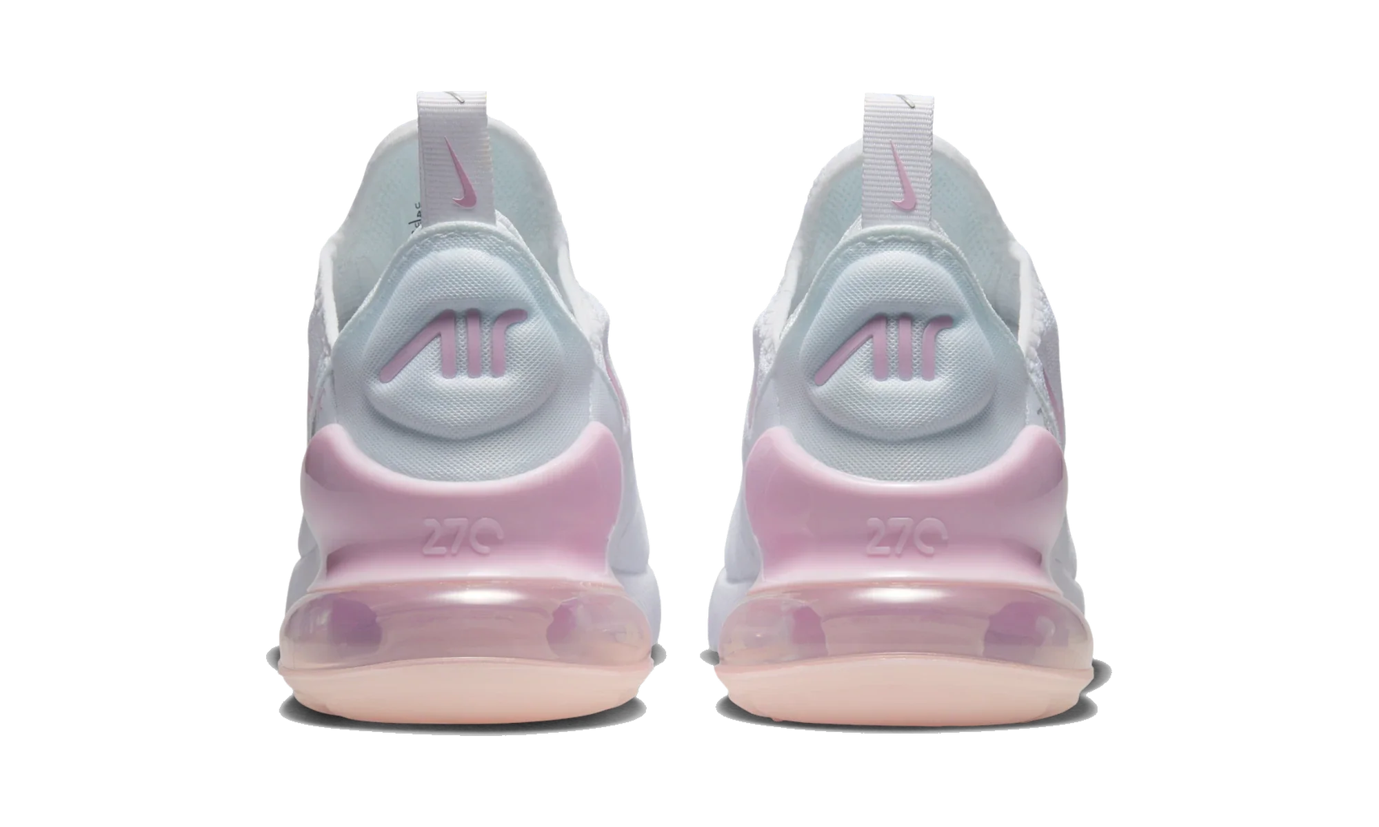 Nike Air Max 270 White Light Smoke Grey Pink Foam