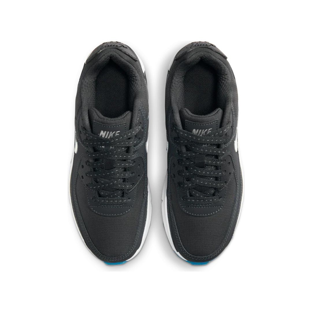 Nike Air Max 90 Anthracite Industrial Blue, Anthracite/Industrial Blue/White/Reflect Silver (FV0361-001)