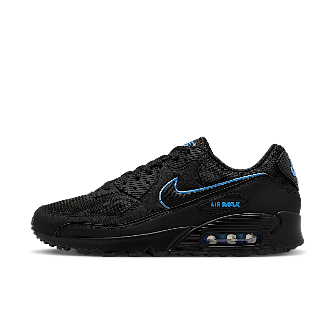 Nike Air Max 90 Black University Blue, Black/University Blue (FJ4218-001)