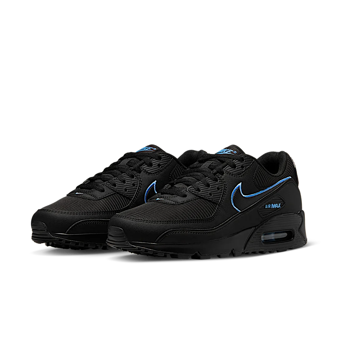 Nike Air Max 90 Black University Blue, Black/University Blue (FJ4218-001)