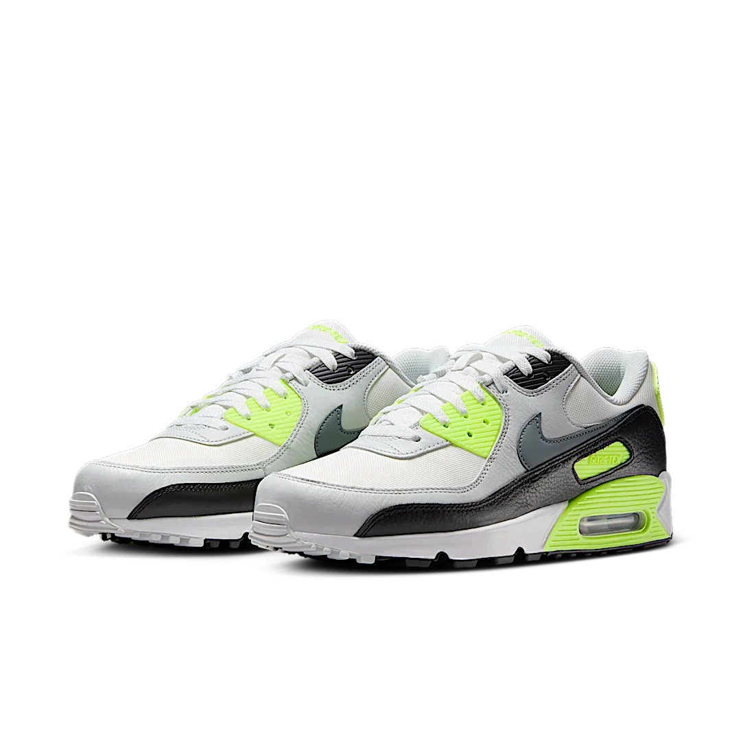 Nike Air Max 90 Gore-Tex Summit White Volt Black Cool Grey, Summit White/Volt/Black/Cool Grey (FD5810-102)