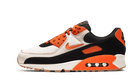 Nike Air Max 90 Home & Away Orange, Sail/Safety Orange-Black-Gum Medium Brown (CJ0611-100)