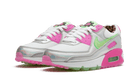 Nike Air Max 90 LX Daisy Leopard Iridescent, White/Illusion Green-Laser Fuchsia-Black (CQ2559-100)