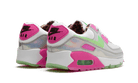 Nike Air Max 90 LX Daisy Leopard Iridescent, White/Illusion Green-Laser Fuchsia-Black (CQ2559-100)