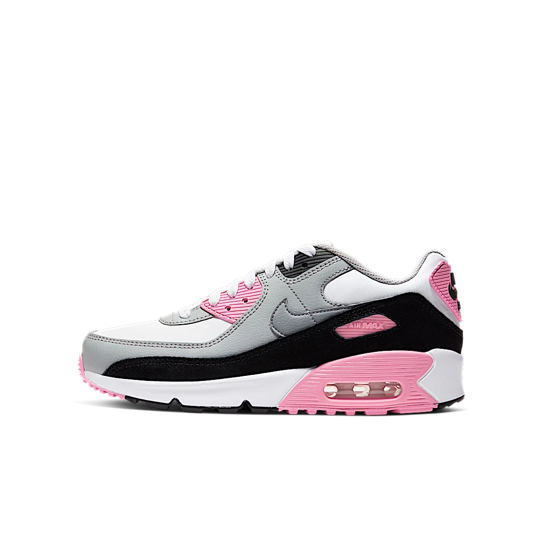 Nike Air Max 90 Recraft Rose, White/Particle Grey-Light Smoke Grey-Rose (CD6864-104)