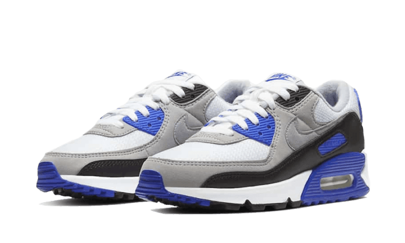 Nike Air Max 90 Recraft Royal, White/Particle Grey-Royal Blue (CD0490-100)