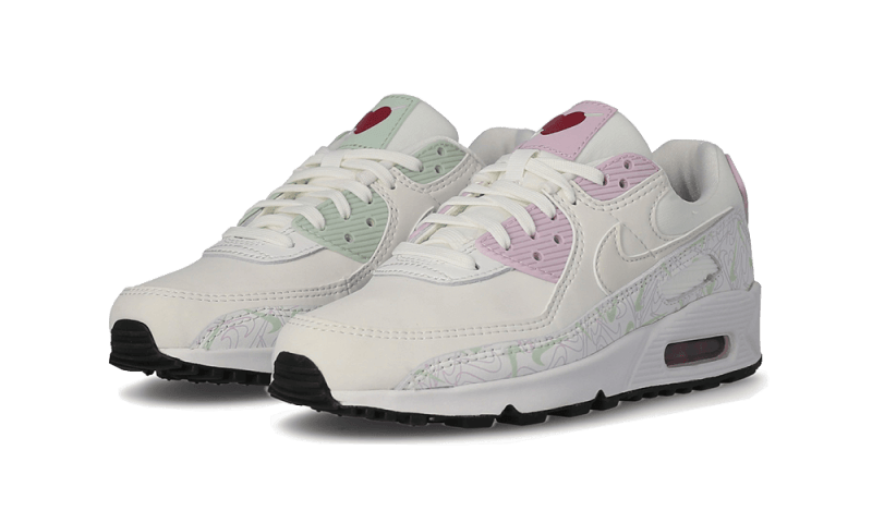 Nike Air Max 90 Valentine's Day (2020), Summit White/Summit White (CI7395-100)