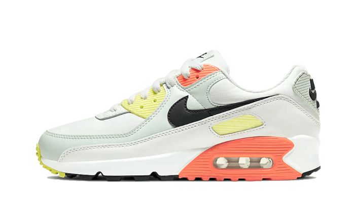 Nike Air Max 90 White Barely Green Bright Mango