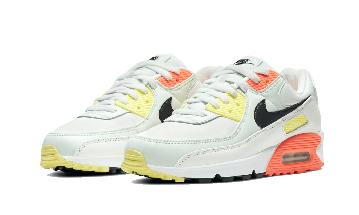Nike Air Max 90 White Barely Green Bright Mango