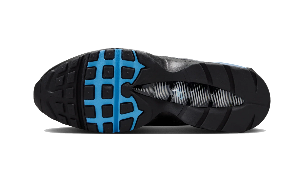Nike Air Max 95 Big Bubble Tech Black University Blue