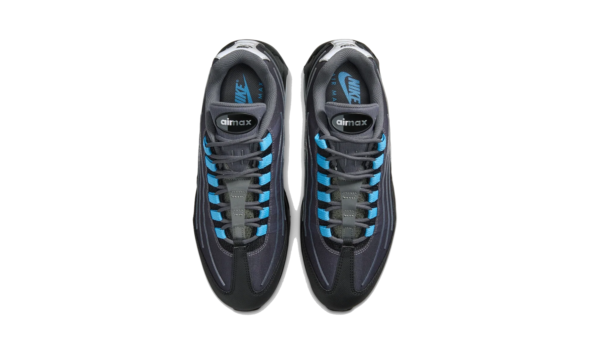 Nike Air Max 95 Big Bubble Tech Black University Blue