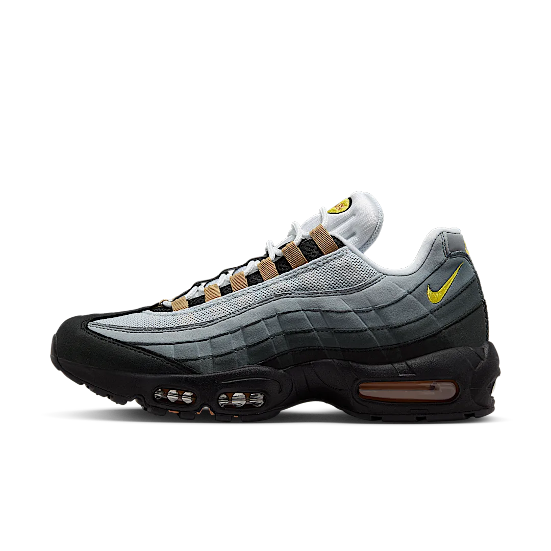 Nike Air Max 95 Icons Yellow Strike, White/Wolf Grey/Cool Grey/Yellow Strike (DX4236-100)