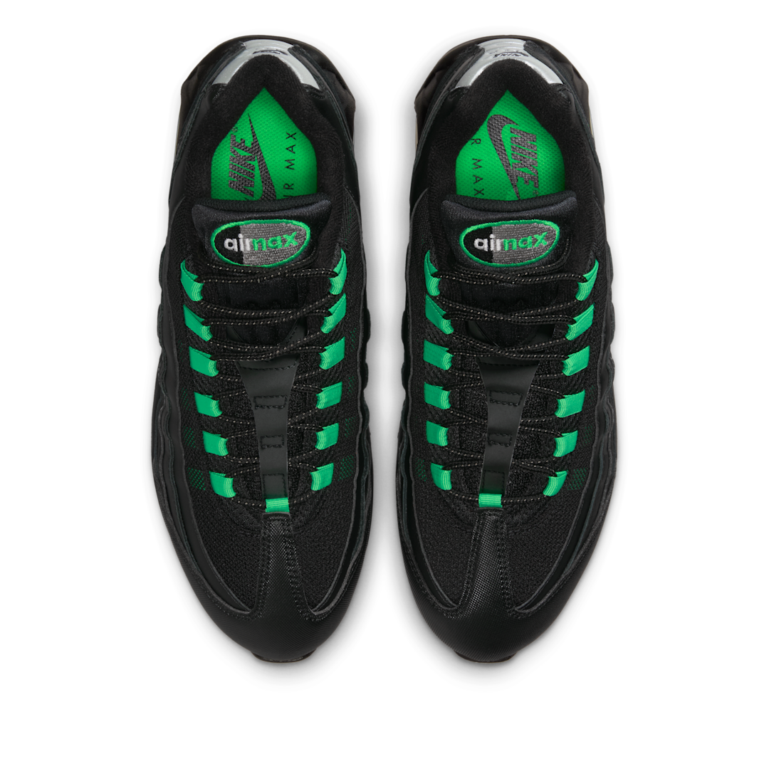 Nike Air Max 95 OG Big Bubble Black Green Shock, Black/Black/Pearl Grey/Green Shock (IB1667-002)