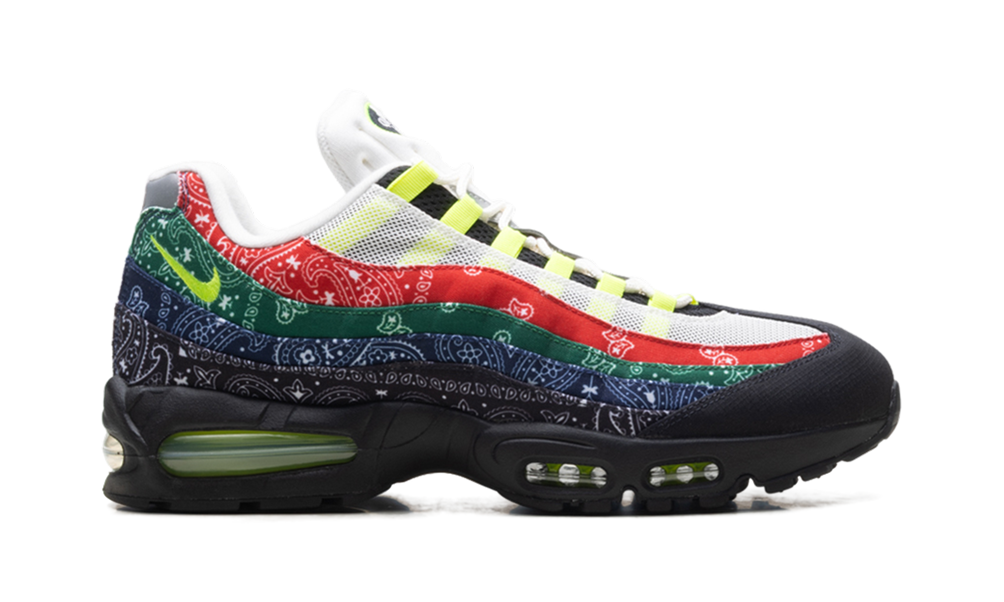 Nike Air Max 95 OG Big Bubble Neon Paisley Bandana
