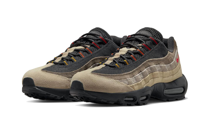 Nike Air Max 95 Off Noir Limestone, Off Noir/University Red-Rattan-Limestone (DV3197-001)