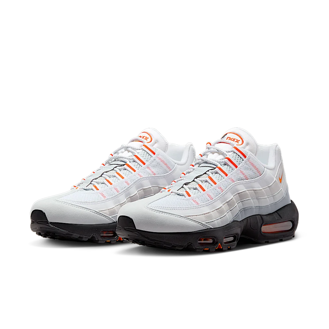 Nike Air Max 95 Wolf Grey Safety Orange Pure Platinum, Wolf Grey/Pure Platinum/Photon Dust/Safety Orange (HM0622-002)