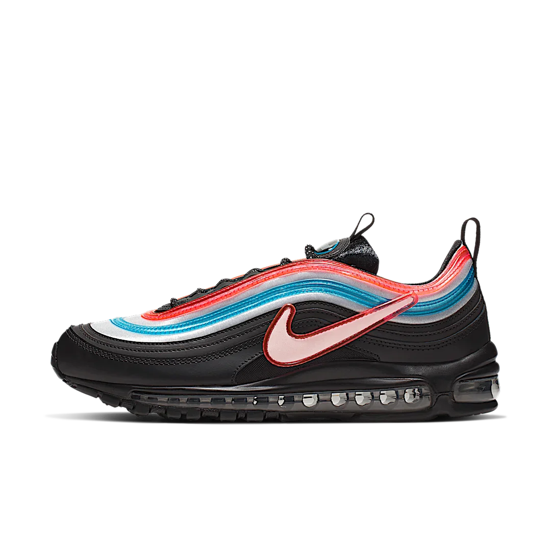 Nike Air Max 97 Neon Seoul, Black/Reflect Silver-Blue Lagoon (CI1503-001)