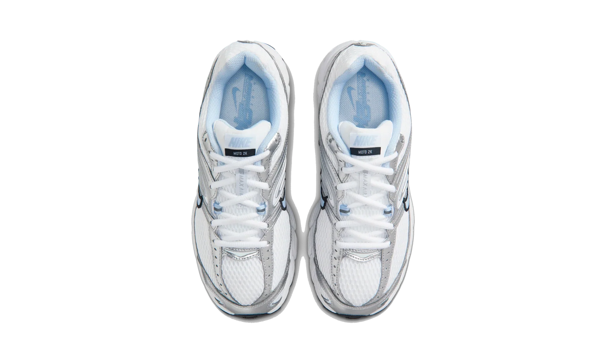Nike Air Max Moto 2K White Silver Black Hydrogen Blue