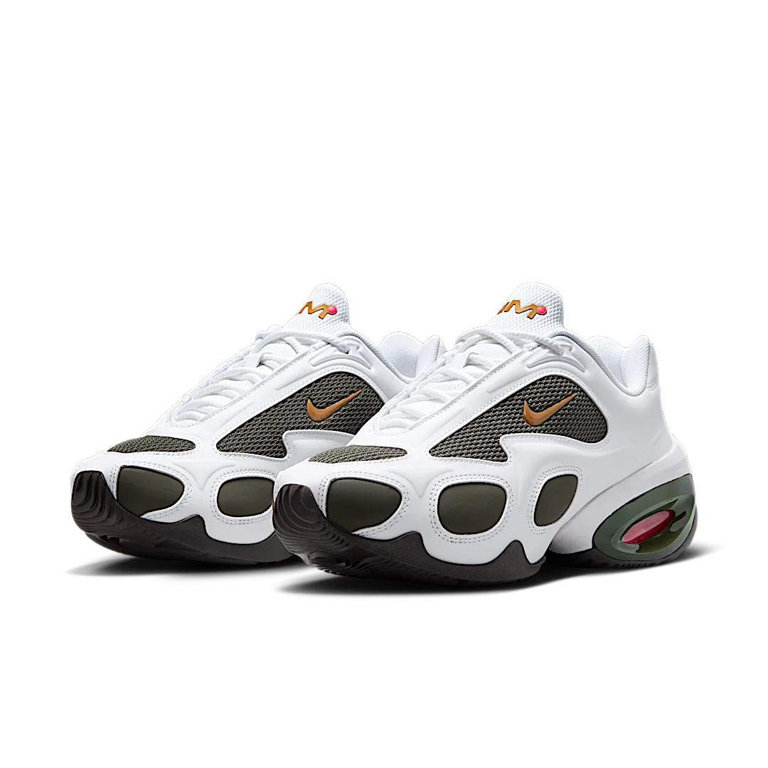 Nike Air Max Muse Veneda Carter White Hyper Pink, White/Hyper Pink/Cargo Khaki/Velvet Brown/Metallic Silver (HV9928-100)