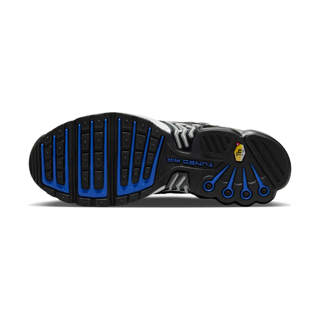 Nike Air Max Plus 3 Black Blue Metallic Silver, Black/Racer Blue/White/Metallic Silver (HF4294-001)