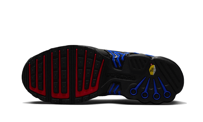 Nike Air Max Plus 3 SE Spider-Man Across the Spider-Verse, Black/Racer Blue/University Red/White (FN7806-001)