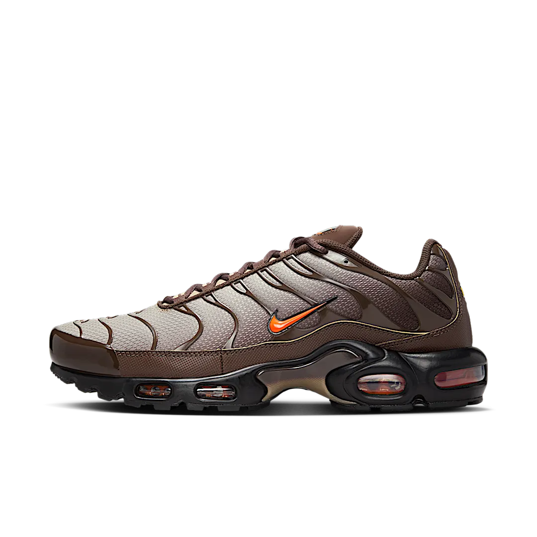 Nike Air Max Plus Baroque Brown Safety Orange, Baroque Brown/Khaki/Black/Safety Orange (DM0032-200)