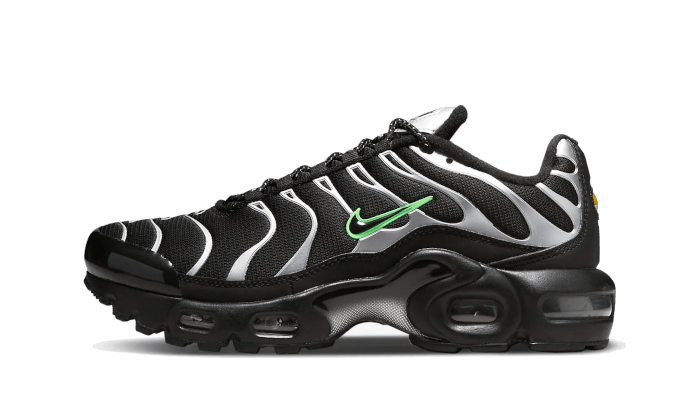 Nike Air Max Plus Black Silver Green Strike, Black/Metallic Silver/Green Strike (DR0139-001)