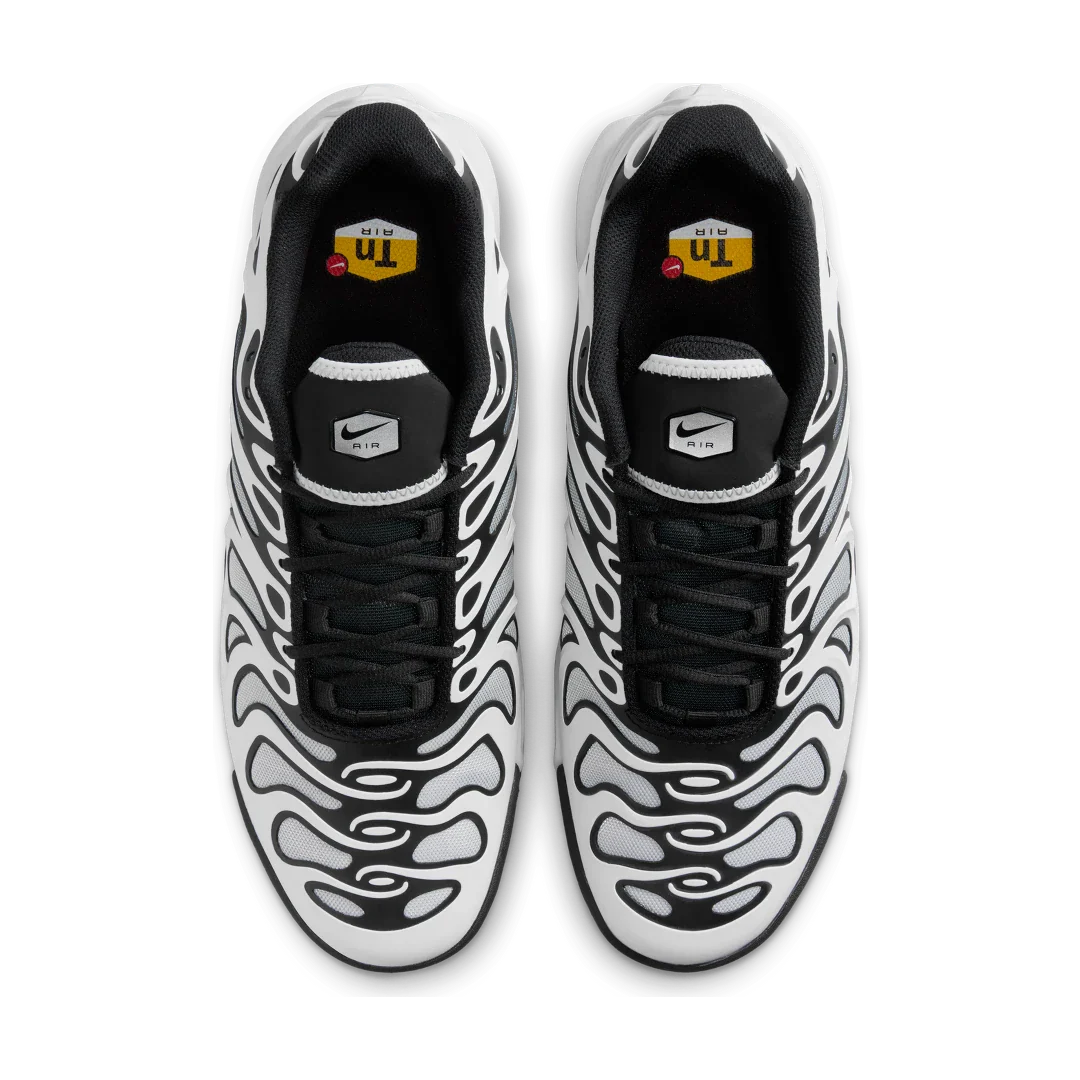 Nike Air Max Plus Drift White Black Metallic Silver, White/Metallic Silver/Black (FD4290-101)