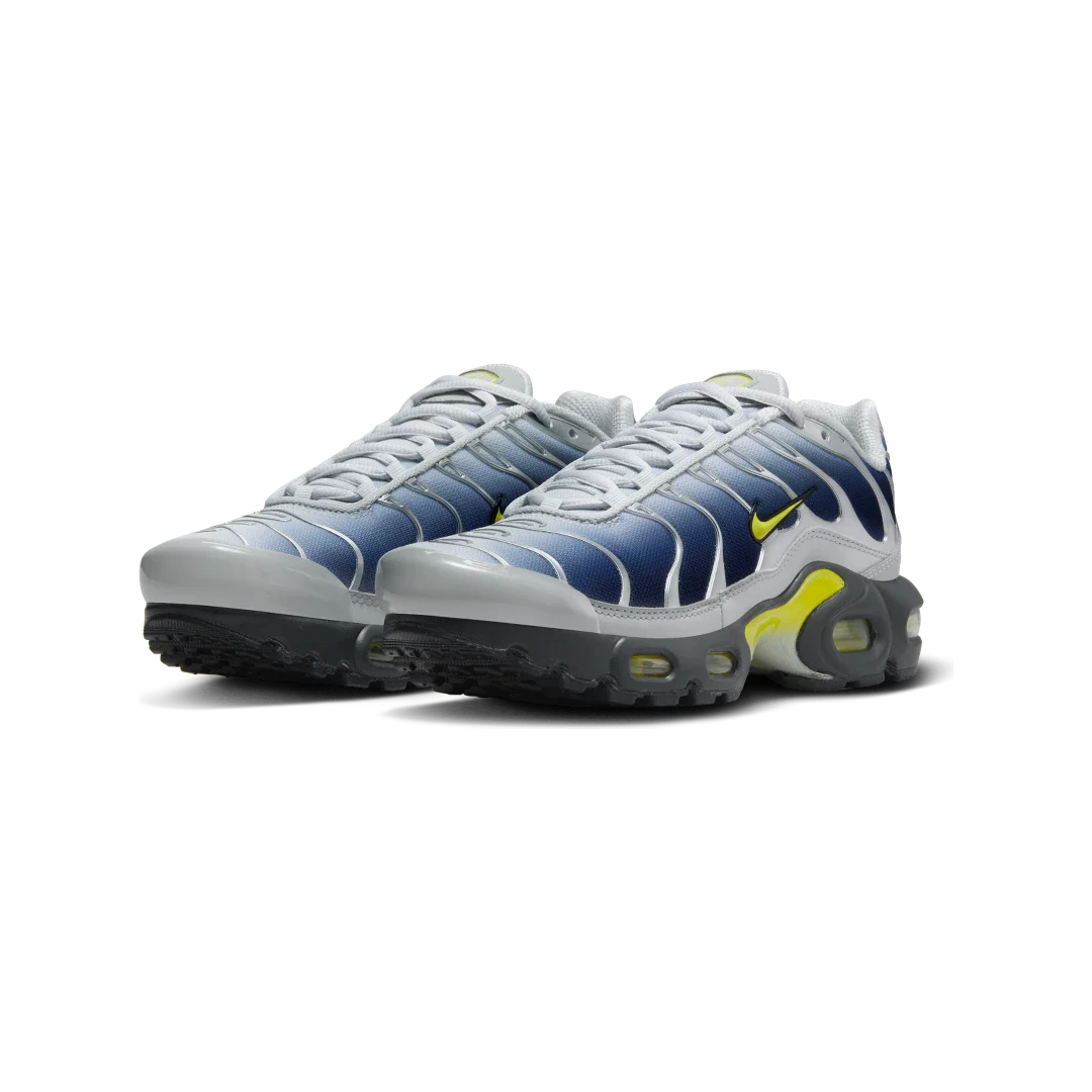 Nike Air Max Plus Obsidian Silver, Metallic Silver/Obsidian/Photon Dust/Opti Yellow (HF0030-001)