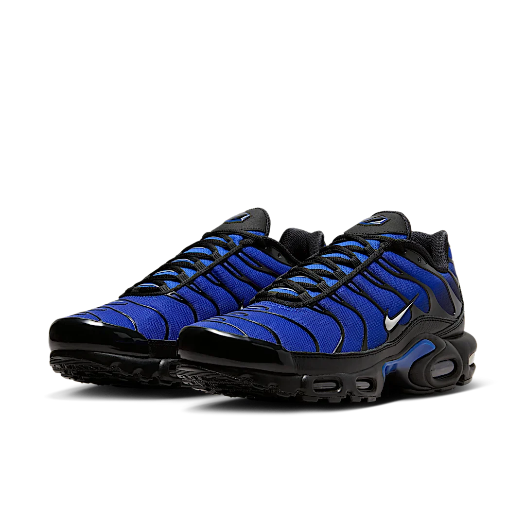 Nike Air Max Plus Premium Black Racer Blue, Black/Phantom/Racer Blue (FQ7331-001)