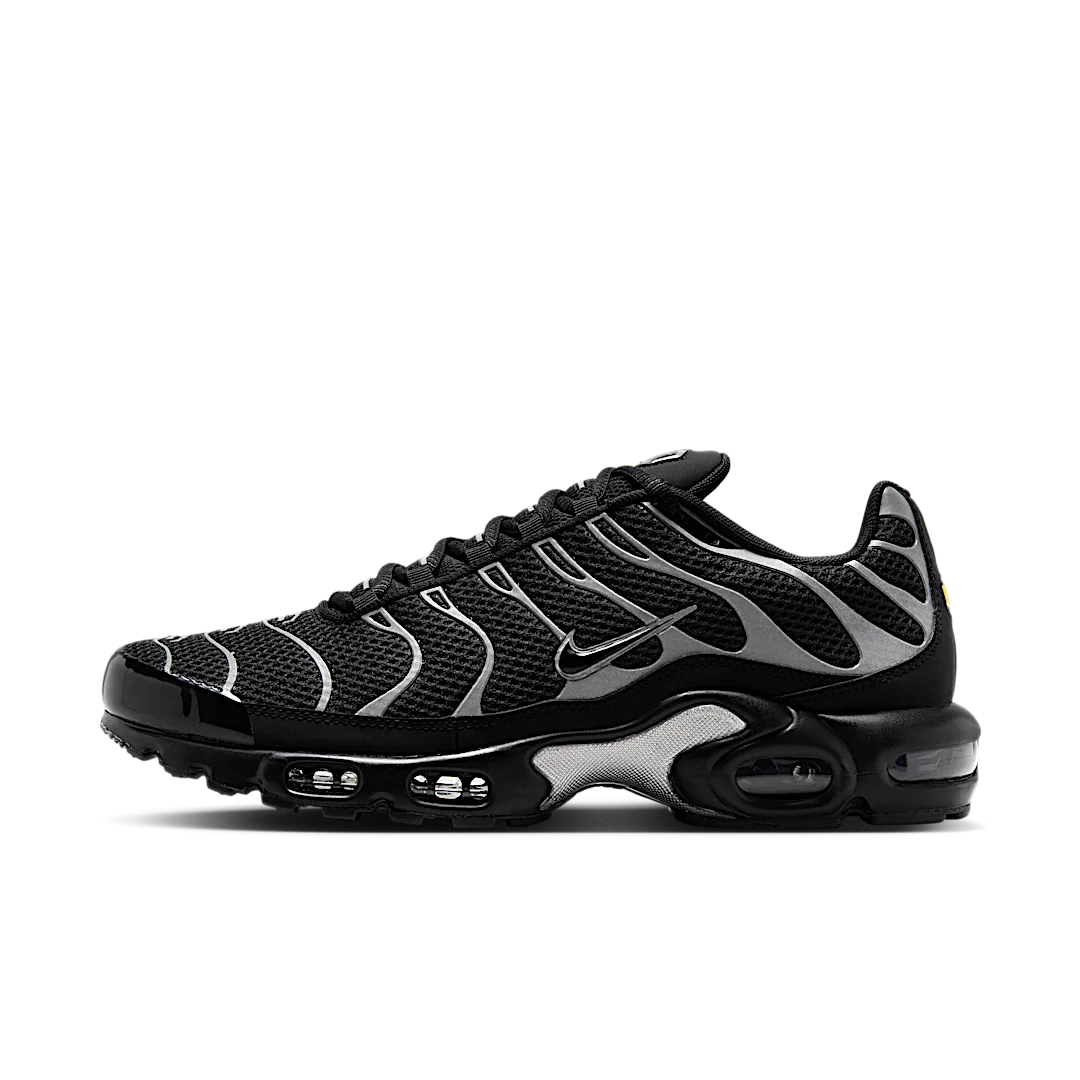 Nike Air Max Plus Premium Black Reflective Silver, Black/Metallic Silver/Black (HQ3029-001)