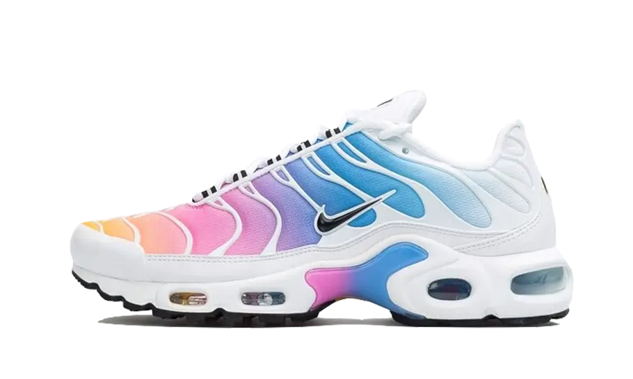 Nike Air Max Plus Summer Gradient, White/Black-University Blue (605112-115)