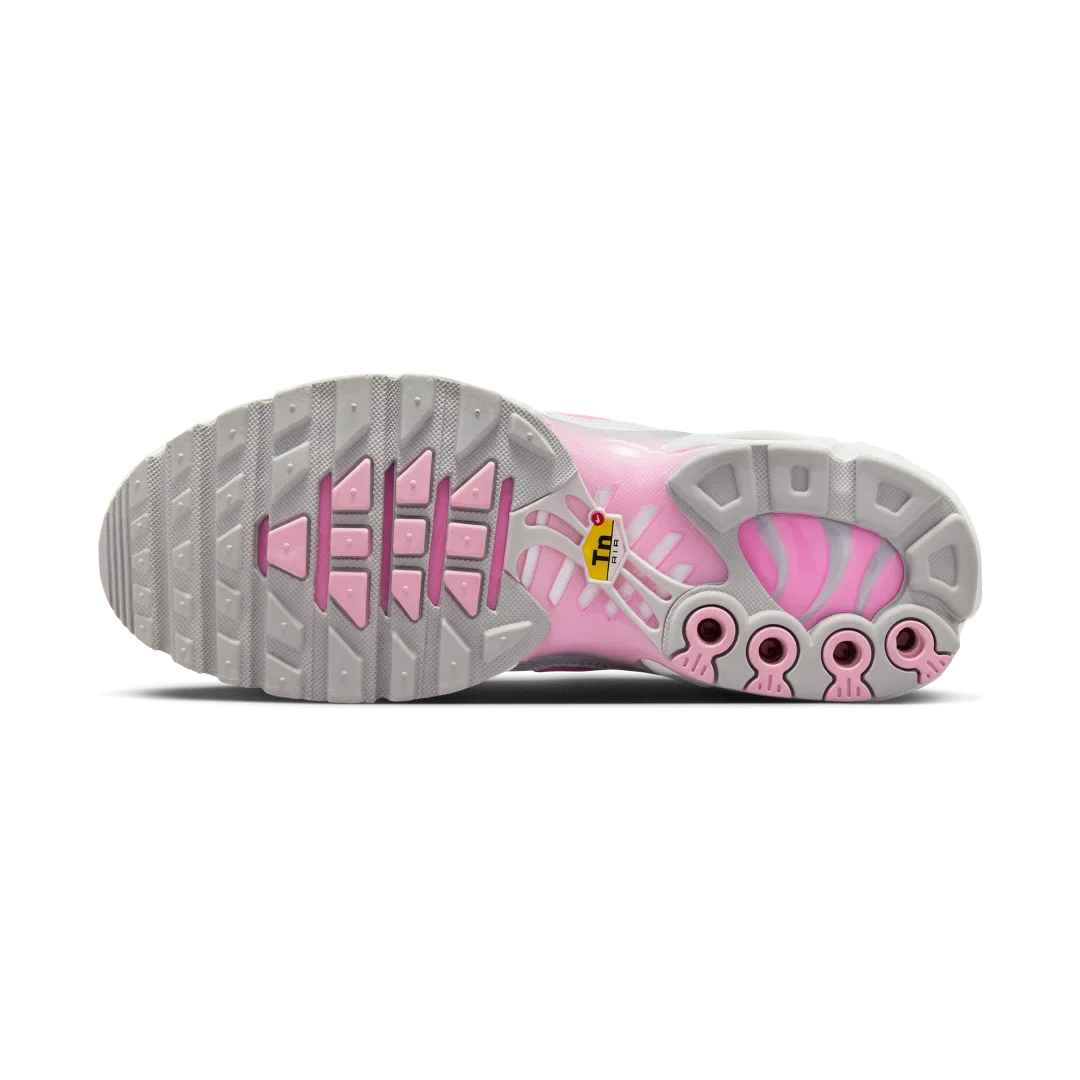 Nike Air Max Plus Summit White Pink Rise, Summit White/Grey Fog/Metallic Silver/Pink Rise (HF0107-100)