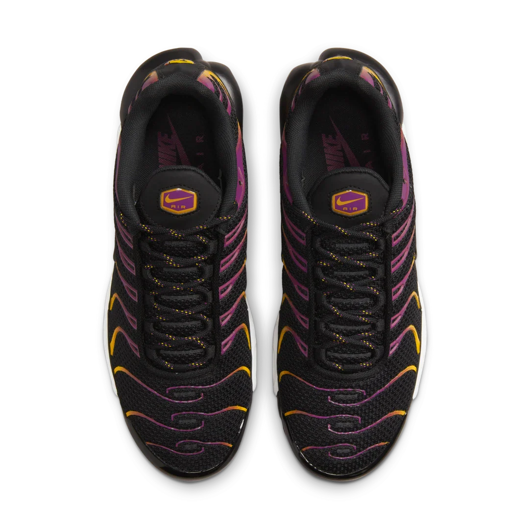 Nike Air Max Plus University Gold Viotech Purple, Black/University Gold/Viotech/Black (DX2663-001)