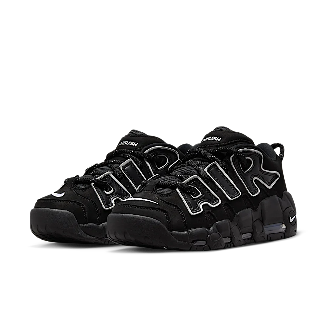 Nike Air More Uptempo Low AMBUSH Black, Black/White/Black (FB1299-001)