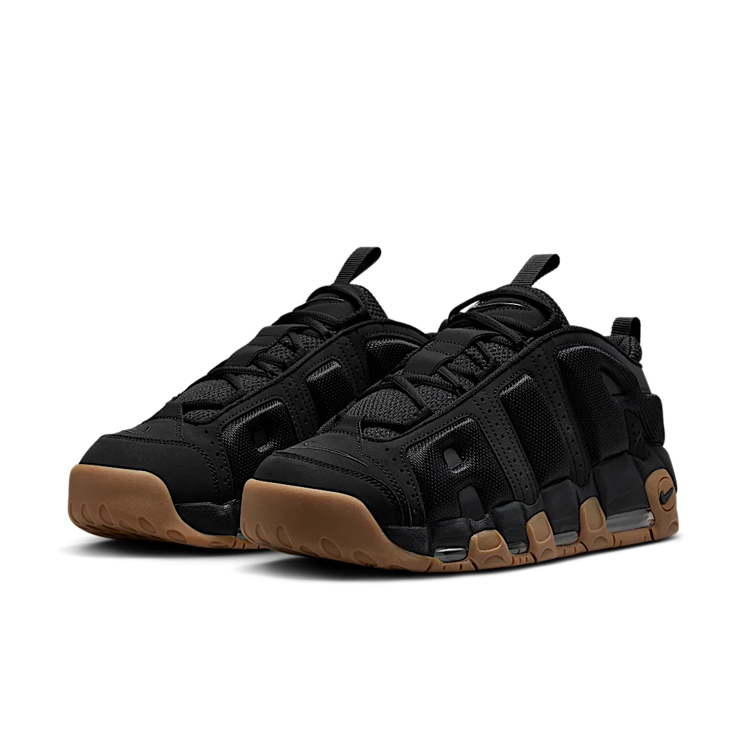 Nike Air More Uptempo Low Black Gum
